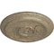 Ekena Millwork Traditional Ceiling Medallion (Fits Canopies up to 2 3/4"), 12"OD x 1"P, Gobi Desert Crackle CM12TRGDC - alternate 2